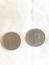 香港舊版英女王頭一圓硬幣 (1978, 1979年) | Hong Kong Old $1 Coin (1978, 1979) （$40 for both)