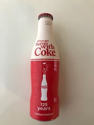 2011（Rare)Things go better with Coke 125 years anniversary Limited Edition Coca Cola Aluminum Bottle