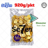 GOLDEN DOLLAR COIN CHOCOLATE. 3.0  [920G] /KOIN EMAS COKLAT BULAT /钱币牛奶巧克力