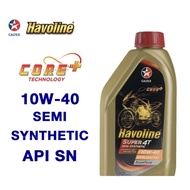 CALTEX Havoline Super 4T Semi-Synthetic 10W40 Engine Oil API SN (1L)