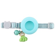 Silicone Pet Airtag Collar Adjustable Cat Collar Dog Collar with Bell Anti-lost Airtag Cat Collar
