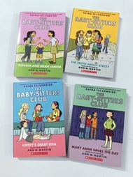 The Baby Sitters Club Series Graphic Novel 4 books English book for children 8-12yrs