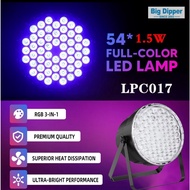 Big Dipper LPC017-H DJ Stage Led Par Light 54*1.5watt RGB 3in1 Stage Lighting for any event