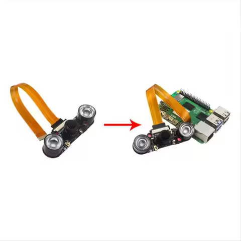 DT59 8MP Camera Module with Night Vision for Raspberry Pi 5 Camera IMX219 160 Degree Viewing Angle C