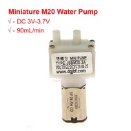 Dc 3V 3.7V M20 Motor Pump Micro Diaphragm Pump Vacuum Pump Vacuum Mini Water Pump 3V 80ML/min