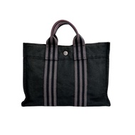 Hermes 帆布手提包，Fourre-Tout 小手提包

HERMES 黑色 [二手]