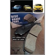 "ADVICS JAPAN" MYVI LAGIBEST ICON BEZZA AXIA BRAKE PAD FRONT