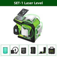 Huepar Osram 3D 12 Lines Laser Level 3x360°Self Leveling ±2mm High Accuracy Adjust Brightness Laser 
