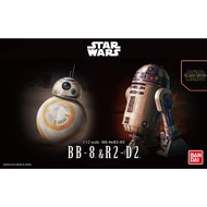 BB-8 & R2-D2 STAR WARS 1/12 MODEL KIT BANDAI