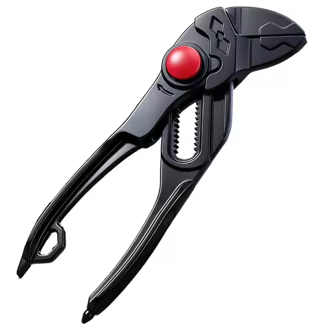 Mini Pliers Wrench 4 Inch Wrench Pliers Smooth Parallel Jaws Multi tool Plumbing Pliers Alloy Steel 