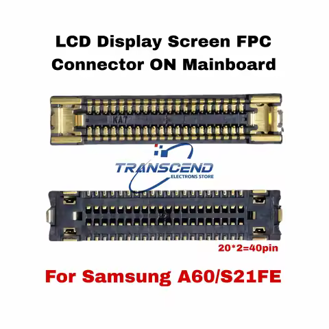 10/50PCS LCD Display Screen FPC Connector 20*2= 40pin FOR Samsung Galaxy A60 S21FE SM-606 SM-G990B G