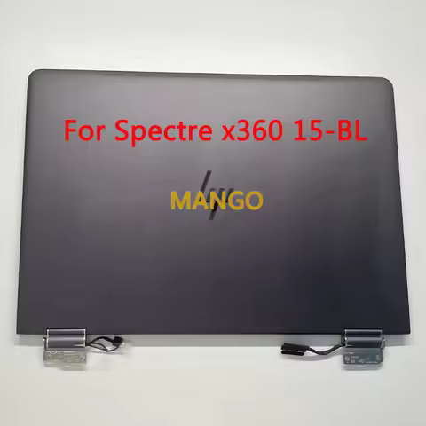 15.6" UHD 4K 3840*2160 For HP Spectre X360 15-BL Lcd Touch Screen Replacement Full Assembly With Hin