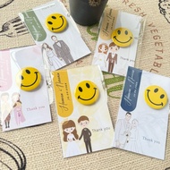 Smile Brooch 4 Baht Free Name Tag
