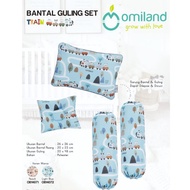Omiland Train Pillow and Bolster Set / Baby Pillow and Bolster