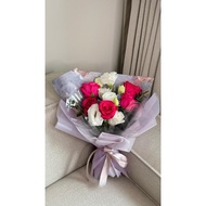 •SG FLOWER BOUQUET• Jolly Bouquet |  Pink Rose , Eustoma
