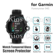 LAYAR Garmin Forerunner 945 - Tempered Glass Anti-Scratch Glass Screen Guard Protector Clear Screen 