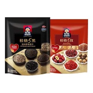 桂格5黑混合即食麦片黑芝麻代餐饱腹速食冲泡即喝 Quaker Five Black Multi Grain518g / Five Red Multi Grain418g