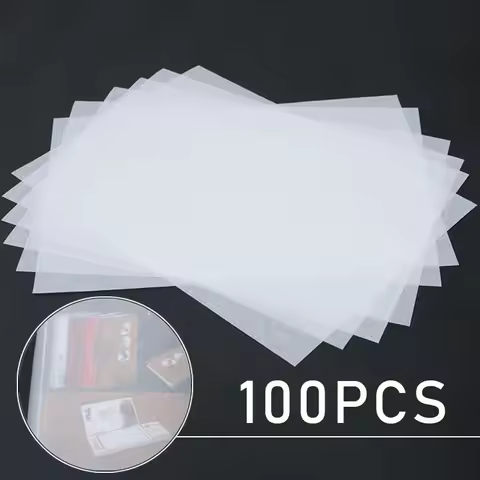 100pcs A4 Translucent Tracing Copy Paper Carbon Paper Fabric Drawing For DIY Art Drawing Calligraphy