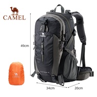 CAMEL 40L Outdoor Lovers Hiking Backpack Multifunctional Trekking Pack Camping Travel Backpack Mount
