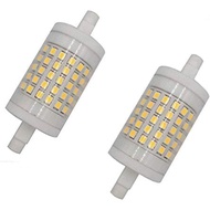 78mm R7S LED Bulbs (2 Pack) 10W AC85-265V 6000K Daylight White J Type R7s Floodlight T3 Double Ended