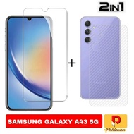 PKAET 2 INC 1 Tempered Glass SAMSUNG GALAXY A34 5G Anti-Scratch Glass - SAMSUNG A34 5G