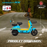 SUPER PROMO!!! Sepeda Listrik E-Bike GROZA RX 500 Watt Bonus Helm