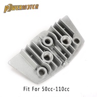 50cc 70cc 90cc 110cc Motorcycle Oil Cooler Adapter Engine Cylinder Cover Horizontal Engine Adapter E