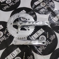 CRANK SET OTA MUSCLE FIXIE FIX GEAR 48T AL7005 SILVER