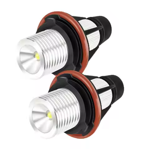 For BMW Angel Eyes 5W E39 E60 Angel Eyes Fog Lights LED Headlights Daytime Running Lights With Decod