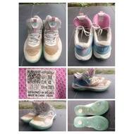 LI-NING SONIC 9 SHOES Original - WHITE PINK PREMIUM SIZE 43 (27 CM) USED CONDITION MAINTAINED - MINU
