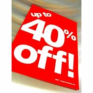 Acrylic shop price sale image sign