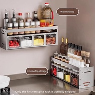 Spice Rack Organizer Wall Mounted Kitchen Spice Rack for Countertop Seasoning Box Spice Organizer fo