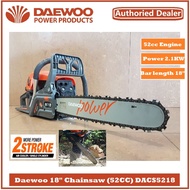 Daewoo 18" Chainsaw (52CC) DACS5218 With 18" Chain - Brand From KOREA