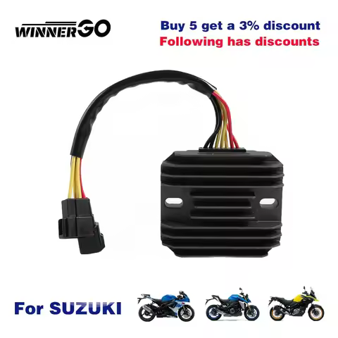Motorcycle Voltage Regulator Rectifier For Suzuki GSF1250 GSF650 GSR750 GSXR600 750 1000 GSX DL650 V