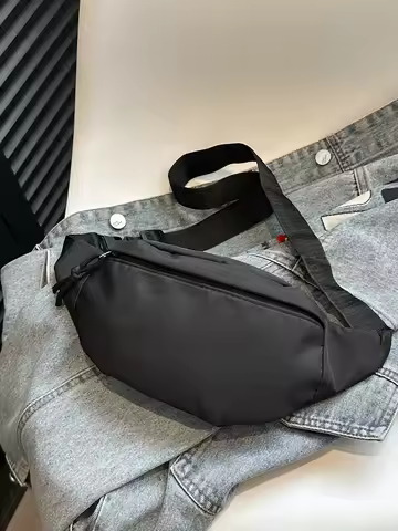 Waist Packs Men's and Women's Street Trend Waist Bag Oxford Casual Waist Bag Crossbody Chest Bag Wai