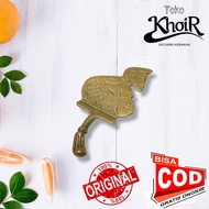 barang antik miniature semar tebal bahan kuningan 11 cm accesoris