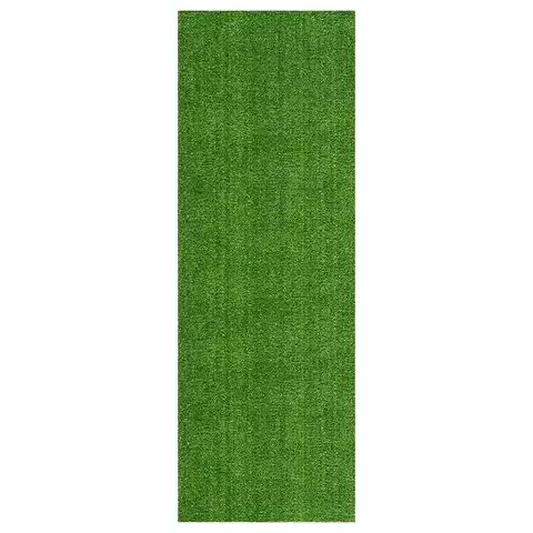 Waterproof Artificial Grass 2x5 Indoor Runner Rug Fake Grass for Patio, 22" x 5', Green