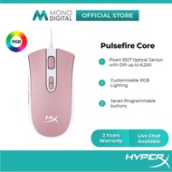 HyperX Pulsefire Core RGB Gaming Mouse Gamers 7-Button 6,200 DPI (Black / White-Pink) (4P4F8AA / 639