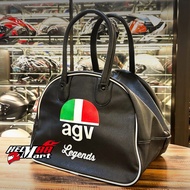 AGV Legend Helmet Bag With Black Satin Interior AGV Vintage Helmet Bag