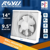 ☼Royu Wall Mounted Exhaust Fan 14 inches x 14 inches REFW03/14 *WINLAND*❖