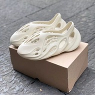 [Only Sell Pure Original] Coconut Hole Shoes Foam Runner "MXT Moon GRey" Gray Yellow Hole Shoes YEEZ
