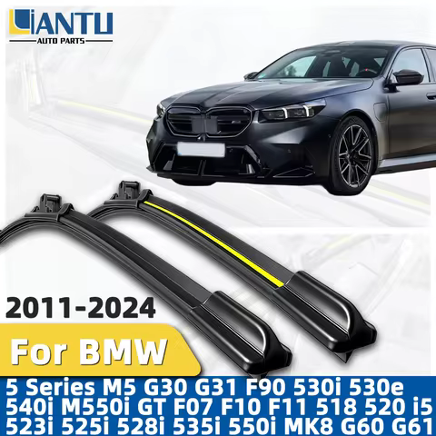 2pcs Car Wiper For BMW 5 Series M5 G30 G31 F90 530i 530e 540i M550i GT F07 10 11 518 520 523i 525i 5