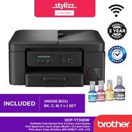 BROTHER DCP T720DW T520W | T730DW T530W (NEW) REFILLABLE INK TANK PRINTER AUTO DUPLEX*, WIRELESS