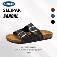AIZOMR Fashion Selipar/ Slipper for Men Comfort Soft Denim shoes Double-breasted Model A2230
