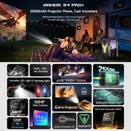 Ulefone Armor 34 Pro+ 16GB（up to 32GB） 512GB 5G AI Rugged Phone 25500mAh 6.95  Built-in Projector 12