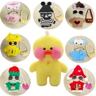 30cm Lalafanfan ​Duck Clothes For Cute Plush Toy Animal Doll Accessories With Headband Bag Weater Ha