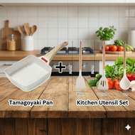 Kuali Tamagoyaki Square Non-Stick Kuali Pembuat Omelet Jepun Memasak dengan Mudah & Praktikal Tamago