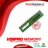 RAM LONGDIM VISIPRO DDR3 8GB pc12800 FOR PC