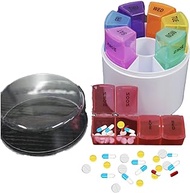 Little Dreams Products Weekly Pill Organizer,Pill Case, Pill Organizer, Pill Box 7 Days, 7 Days * 4 Modes (Morning, Noon, Evening, Bed) Medicine case, Large Capacity Pill Organizer Bucket Set
