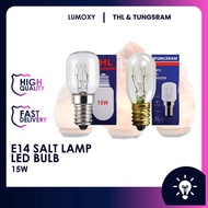 LMY_ THL Tungsram E14 Bulb 15W Salt Lamp Screw Cap Refrigerator Light Mentol Peti Sejuk Lampu Garam Meja Warm Lighting